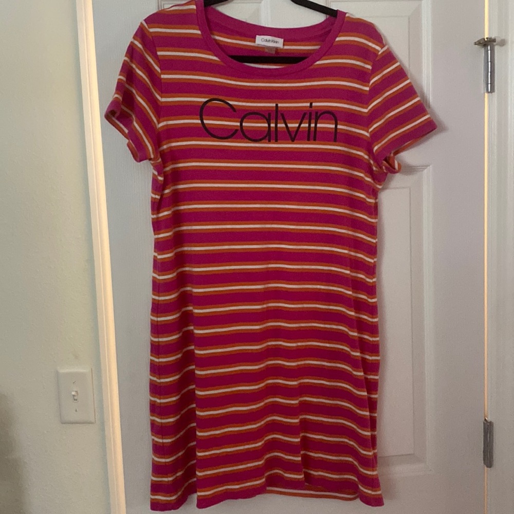 Cute Calvin Klein Tshirt Dress.